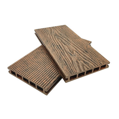ترکیب رنگ ها WPC Decking 3D Embossing کفپوش فضای باز