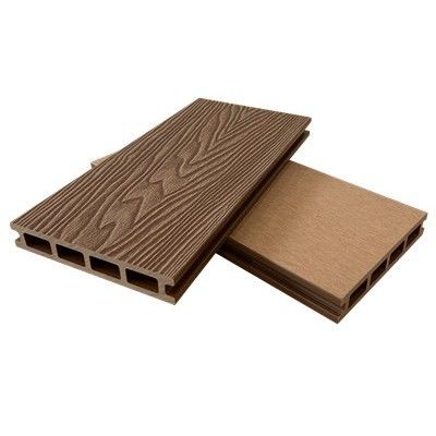 عرشه چوب پلاستیکی کامپوزیت معاصر WPC 3D برجسته برای تراس