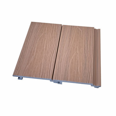 پانل دیواری 20*155 میلی‌متری Wpc ضد آب تخته‌های سایدینگ کامپوزیت Decorativo Wpc پانل دیواری در فضای باز