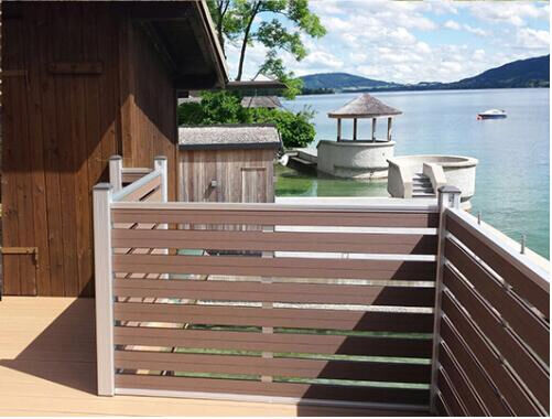 پانل حصار WPC بست پنهان برای مرز خانه مدرن