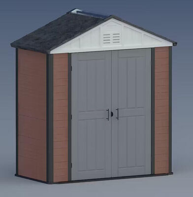 سوله انبار ابزار فلزی ضد آب حیاط خلوت ابزار خانه انباری در فضای باز باغ سوله WPC