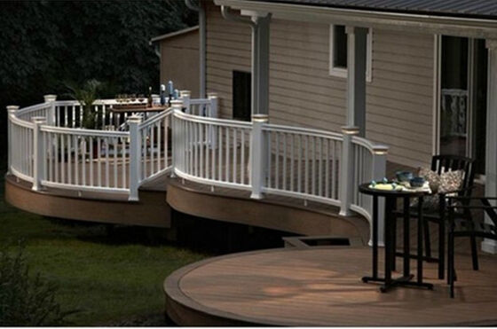 8FT Tall WPC Fencing Anti-Warp برای مرز پردیس مدرسه