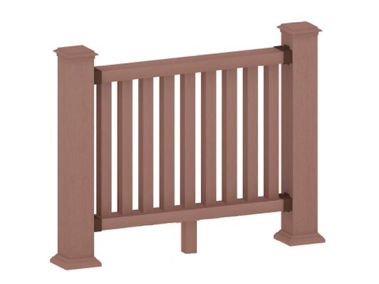 ضد موریانه شمشیربازی WPC بازیافت شده با محیط زیست برای مرز مزرعه