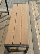 ست مبلمان باغ محبوب - میز WPC تجاری در فضای باز با نیمکت