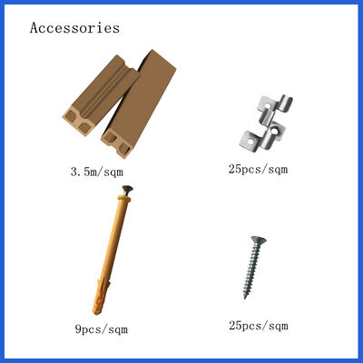 کفپوش کامپوزیت چوب پلاستیکی Co-Extrusion برای کفپوش در فضای باز ضد آب