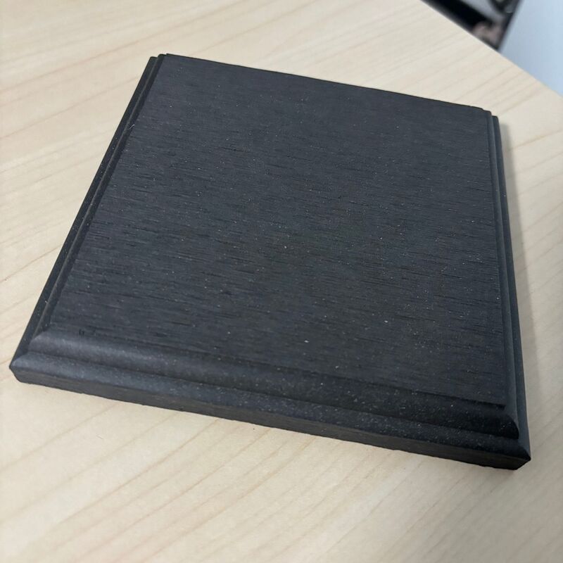 WPC بالکن ضد آب در فضای باز کف انتهایی پوشش WPC کامپوزیت عرشه تخته انتهایی دامن عرشه WPC انتهای عرشه