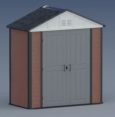 فضای باز WPC چوب پلاستیک کامپوزیت باغ ابزار سوله خانه ذخیره سازی ضد آب قابل تنظیم