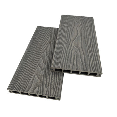 تخته های عرشه بازیافتی سه بعدی کامپوزیت چوب پلاستیک در اطراف استخر برای باغ در فضای باز